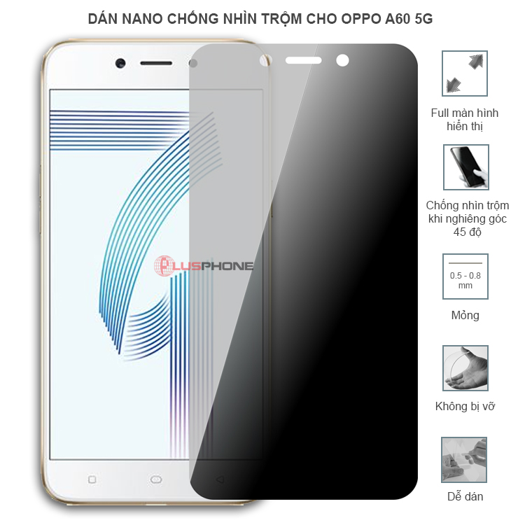Dán cường lực dẻo chống nhìn trộm trong HD hoặc nhám AG cho Oppo A71/ A71k
