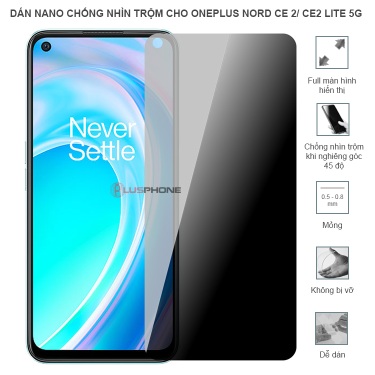 Dán cường lực dẻo chống nhìn trộm trong HD hoặc nhám AG cho OnePlus Nord CE 5G/ CE2 5G/ CE 2 Lite 5G